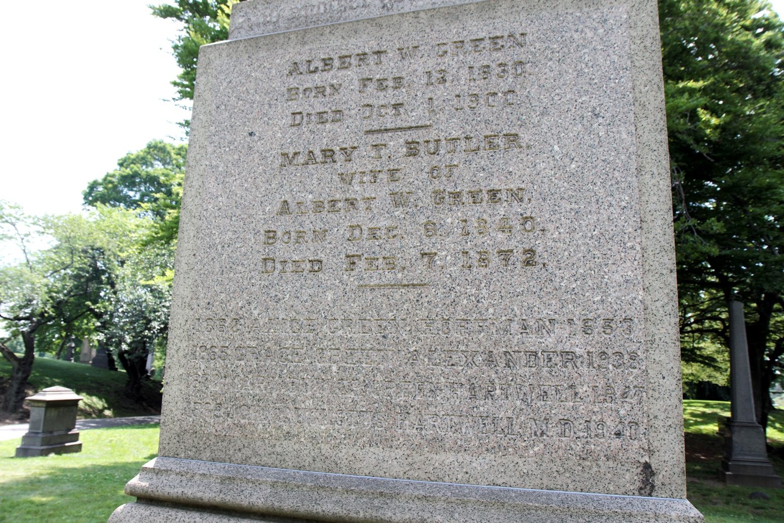 John A. Hartwell's tomb, The Green-Wood Cemetery, Brooklyn NY - 03.JPG